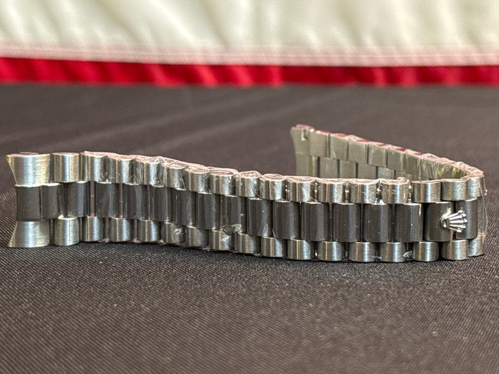 Branded Stainless Steel 20mm Jubilee bracelets fit any Rolex with 20mm lug size- removable links and hide a clasp with crown.