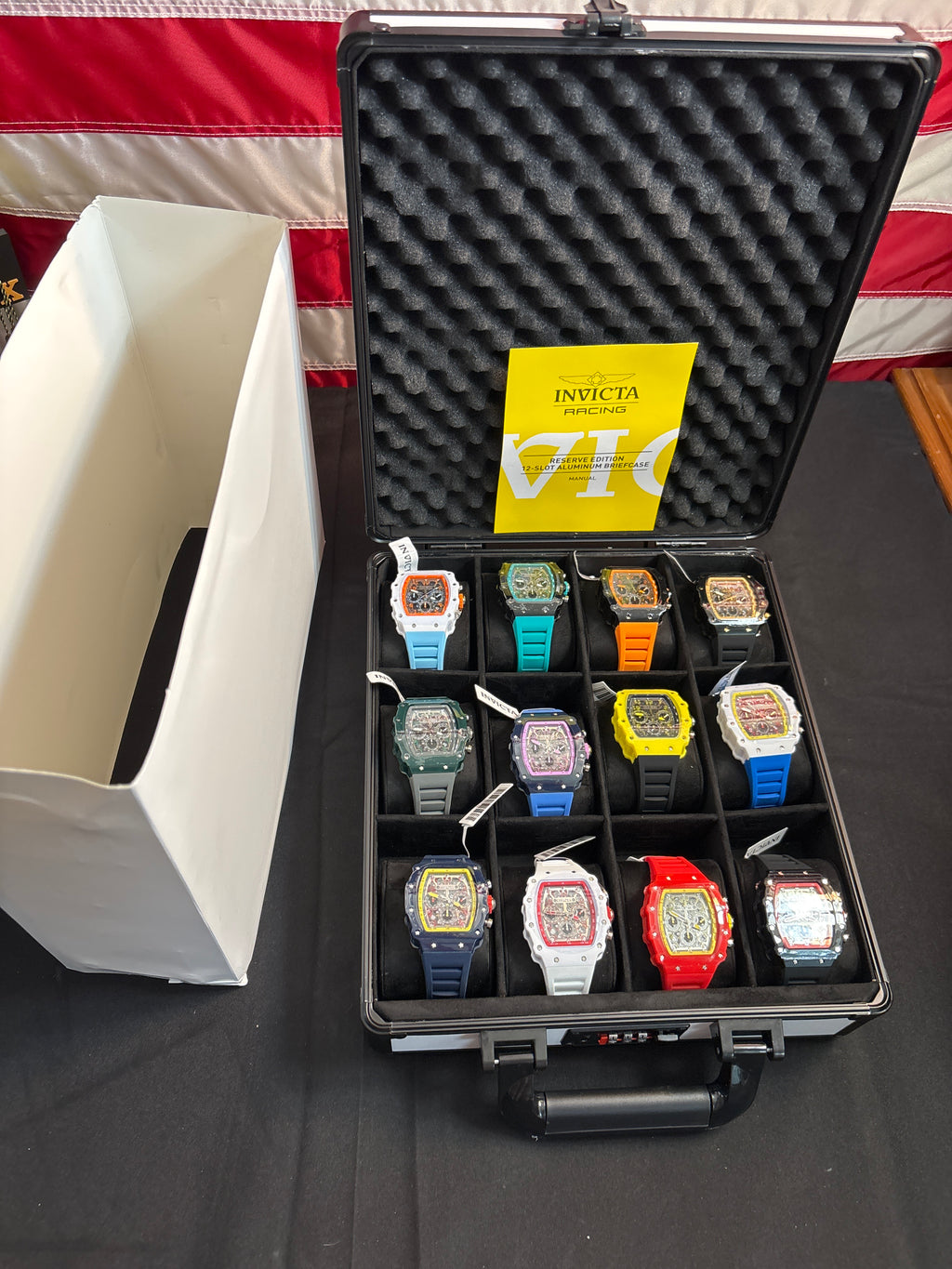 INVICTA RACING LIMITED EDITION COLLECTORS SET OF CHAMPIONS 12 SLOT CASE MONACO