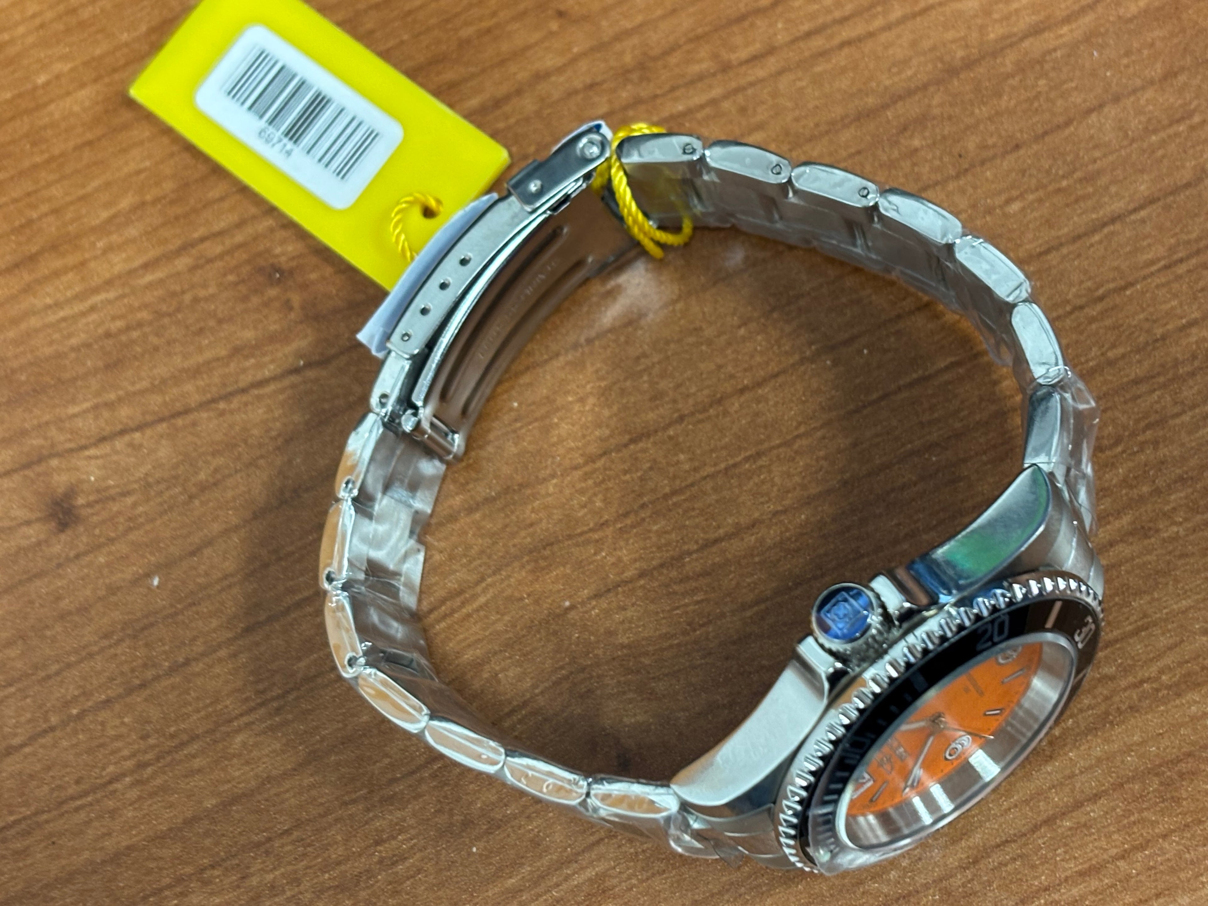 Invicta Specialty Pro Diver orange 40mm mens watch SS Bracelet
