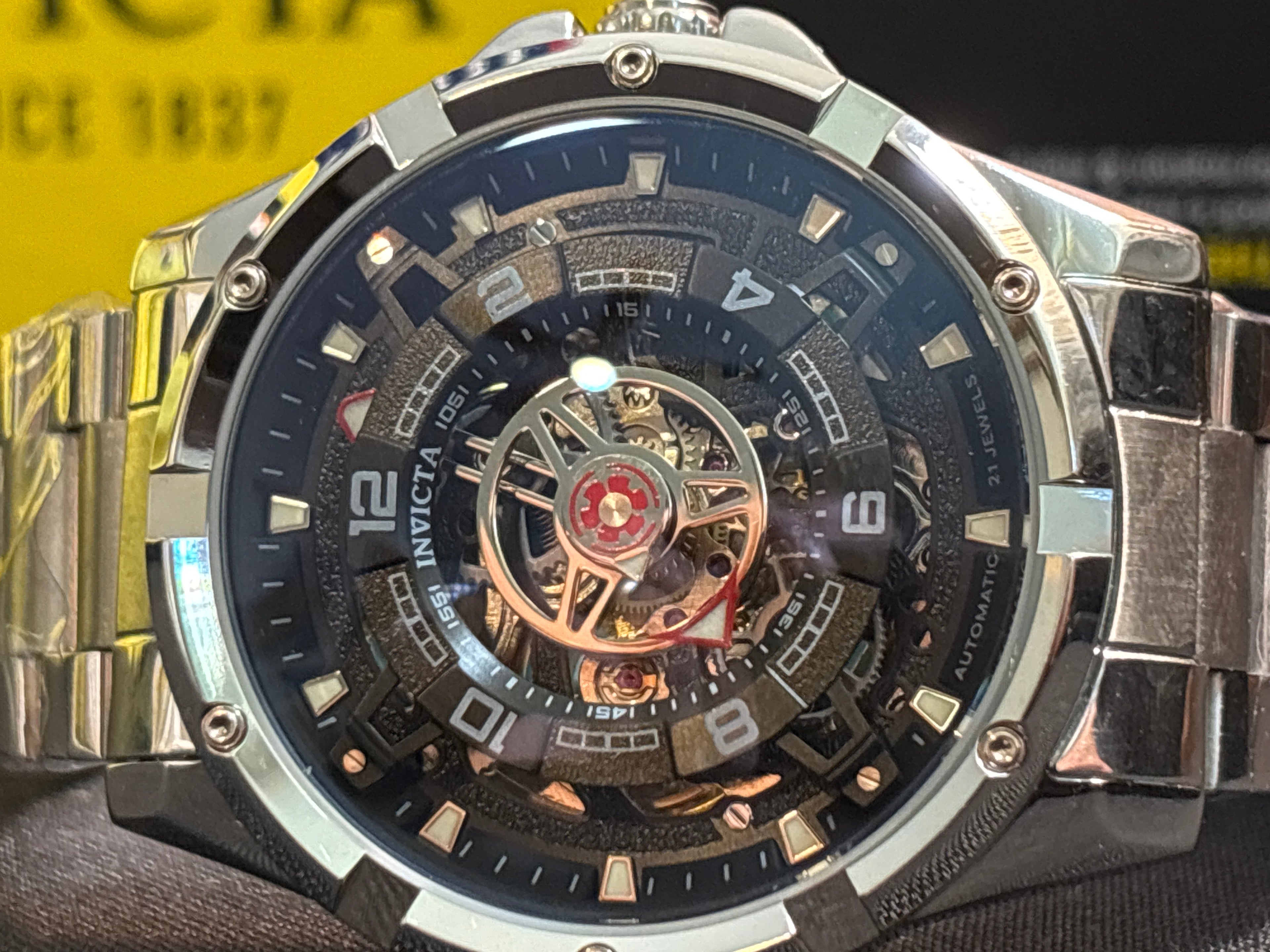 New Invicta Racing “Interpoint” 70082 Automatic 43.5mm Mens stainless steel watch