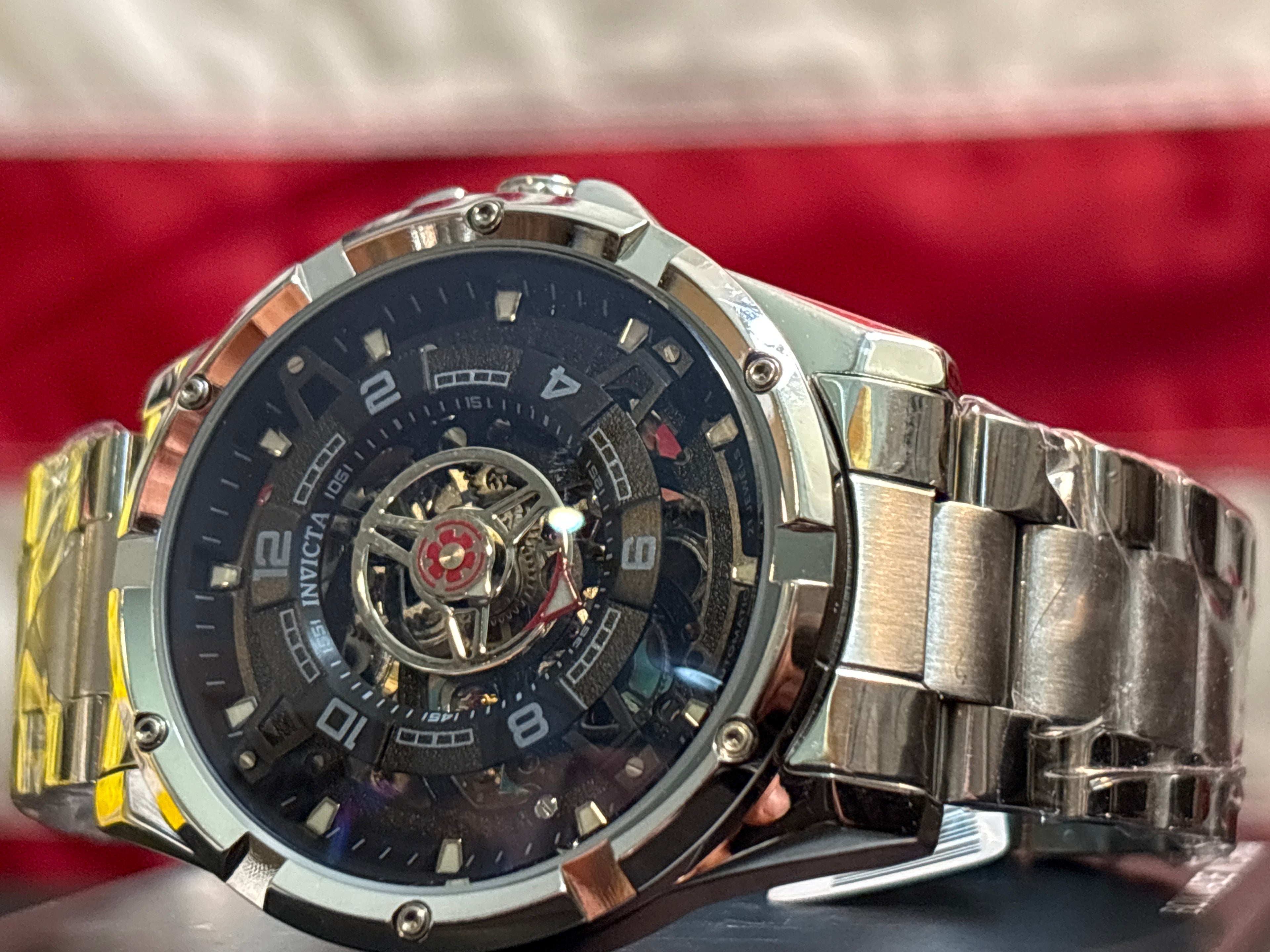 New Invicta Racing “Interpoint” 70082 Automatic 43.5mm Mens stainless steel watch