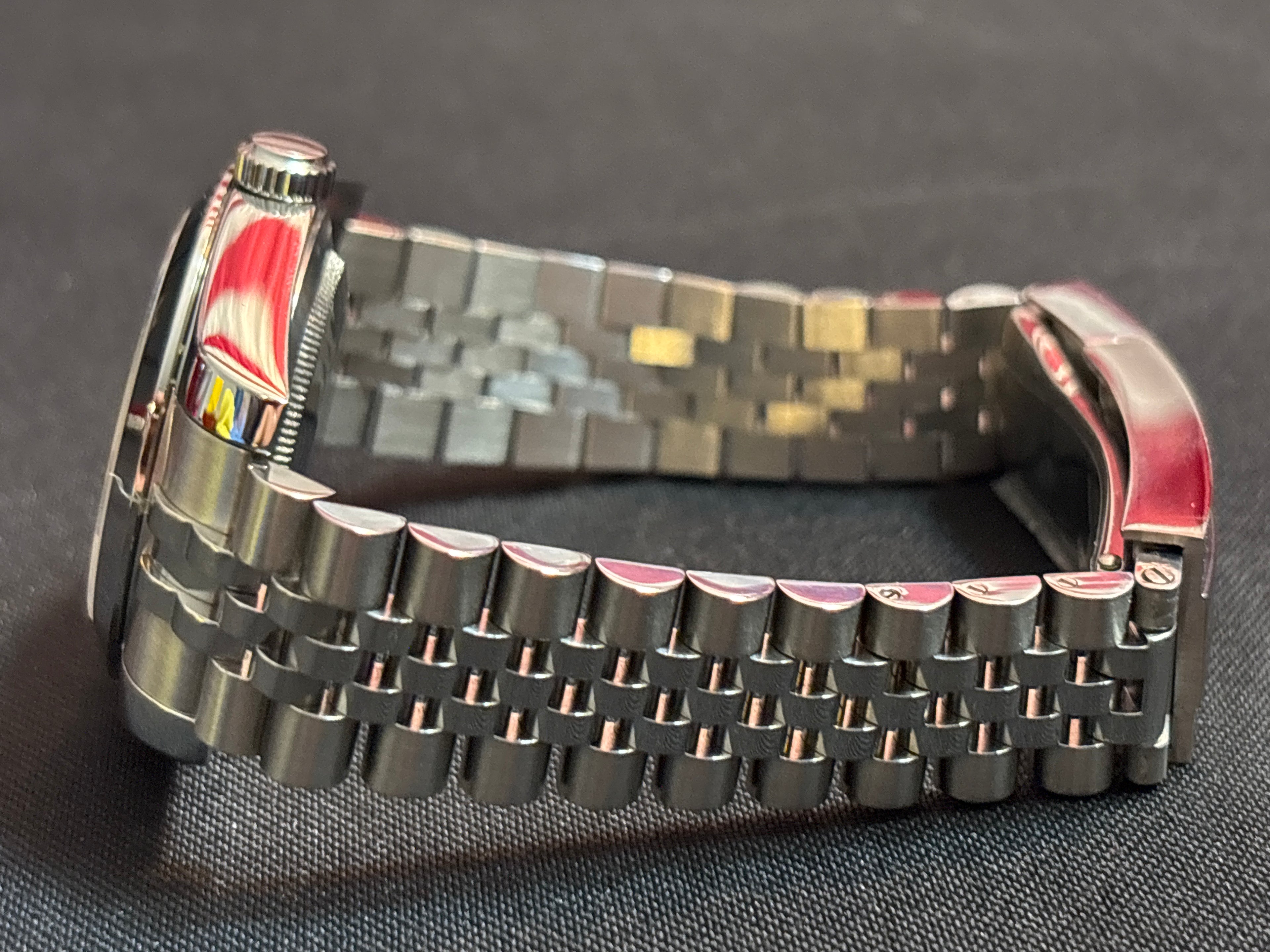 Custom mod datejust automatic mens watch