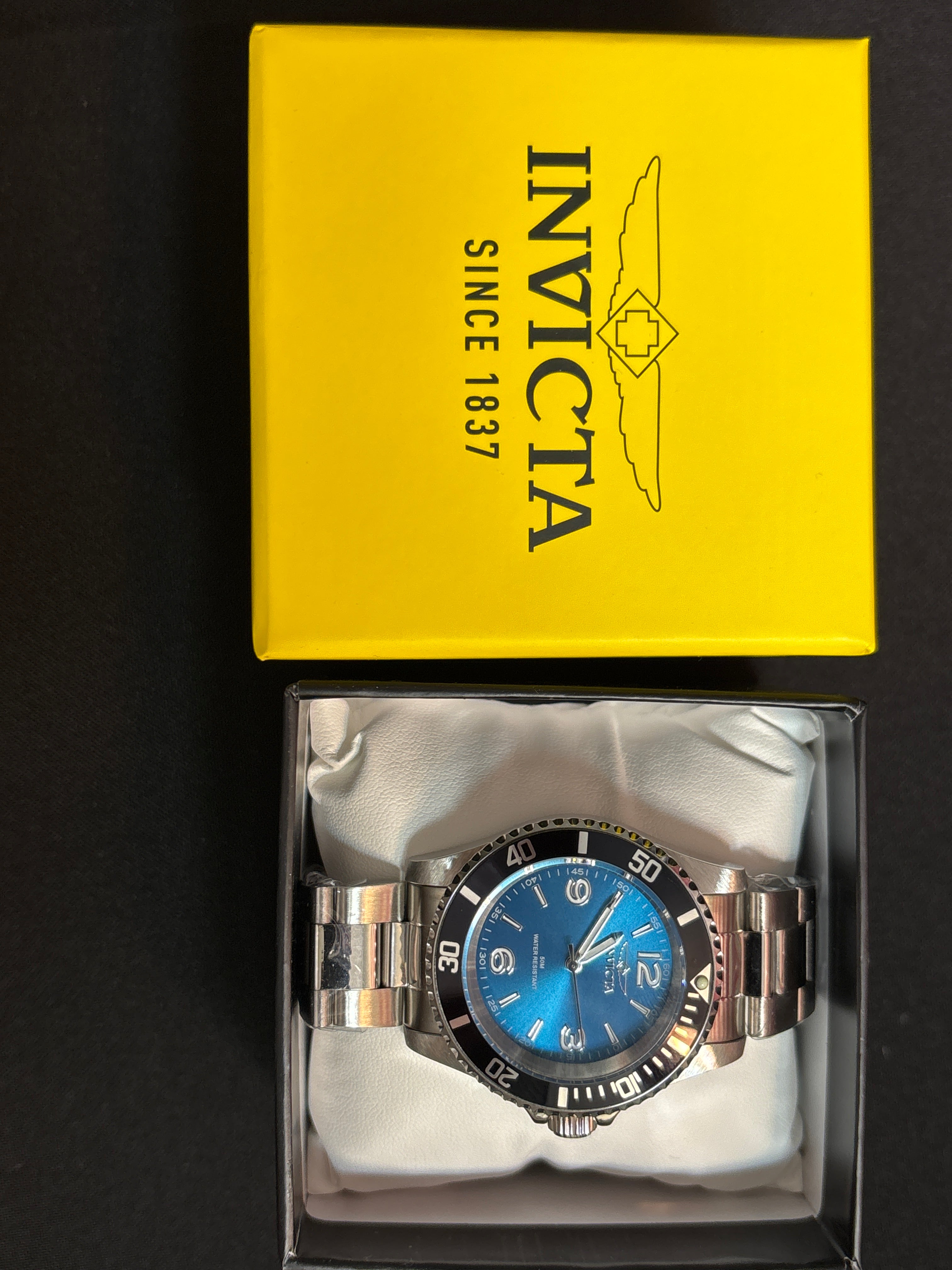 Invicta 69726 blue 40mm specialty diver on stainless steel bracelet mens watch