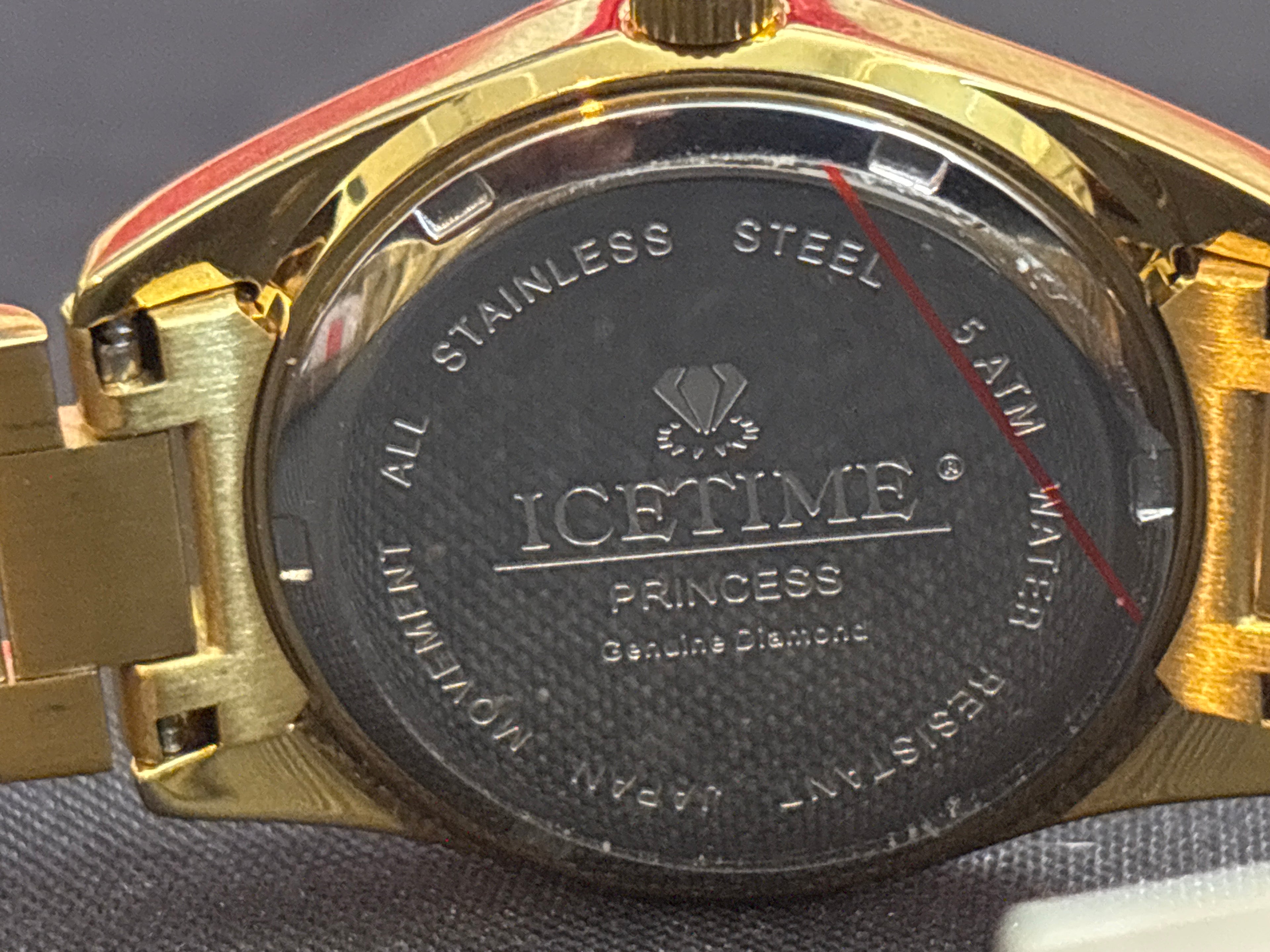 Icetime his/hers both full sets .10carat diamonds in each time piece.