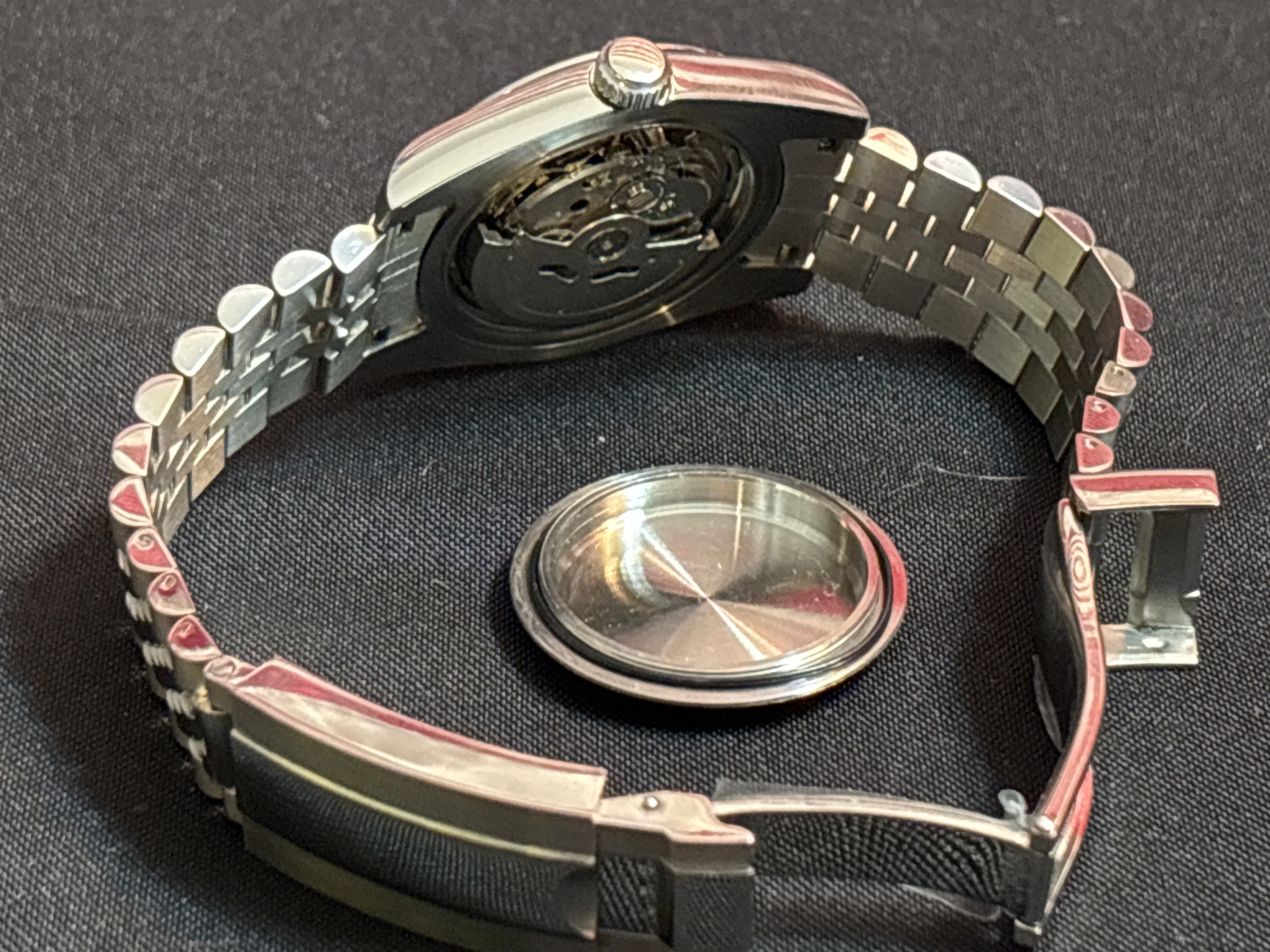 Custom mod datejust automatic mens watch