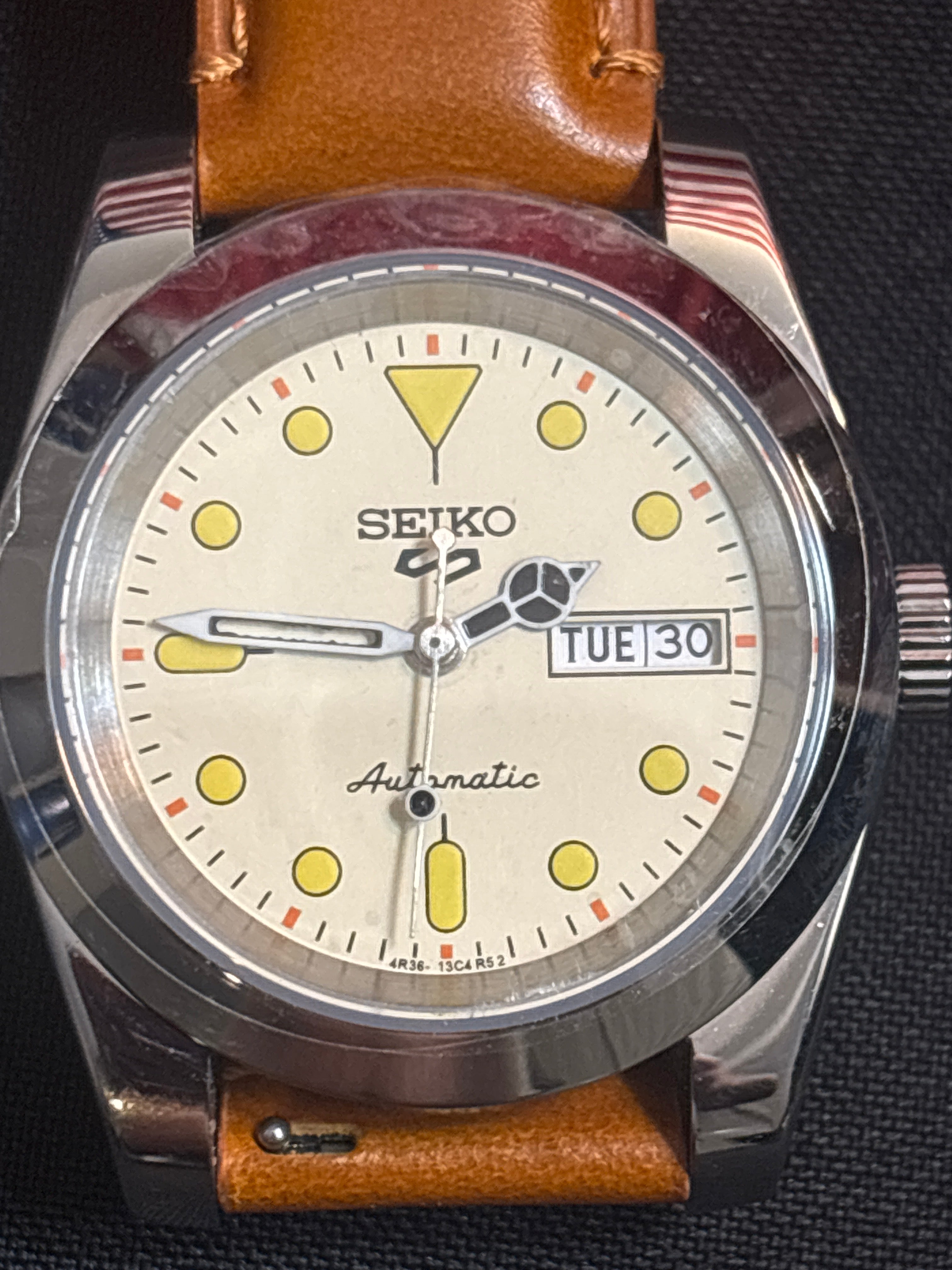 Custom mod day/date automatic 39mm mens watch