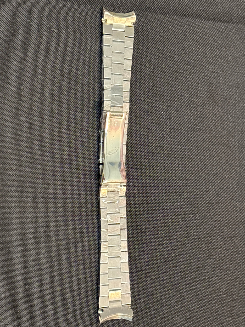 Branded Stainless Steel 20mm Jubilee bracelets fit any Rolex with 20mm lug size- removable links and hide a clasp with crown.