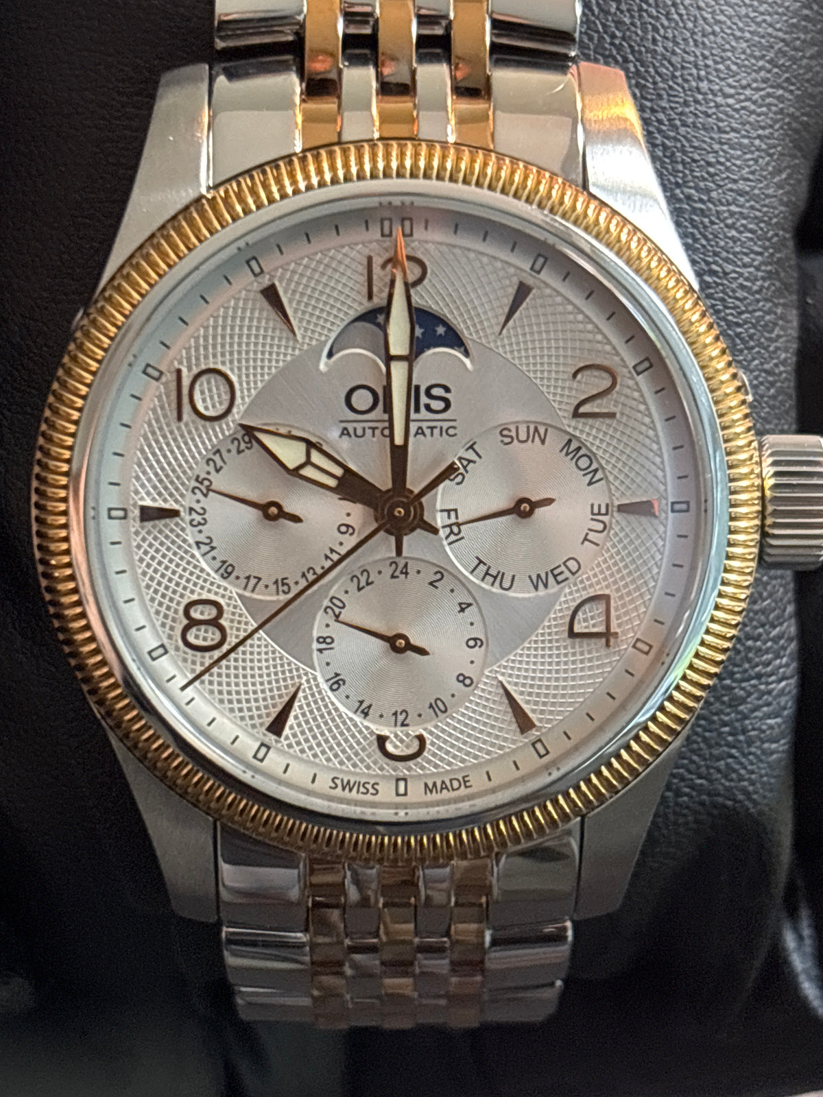 Oris Big Crown Complication Automatic 40mm Moonphase Day/Date – Ref. 01 582 7678 4361-07 5 20 77FC