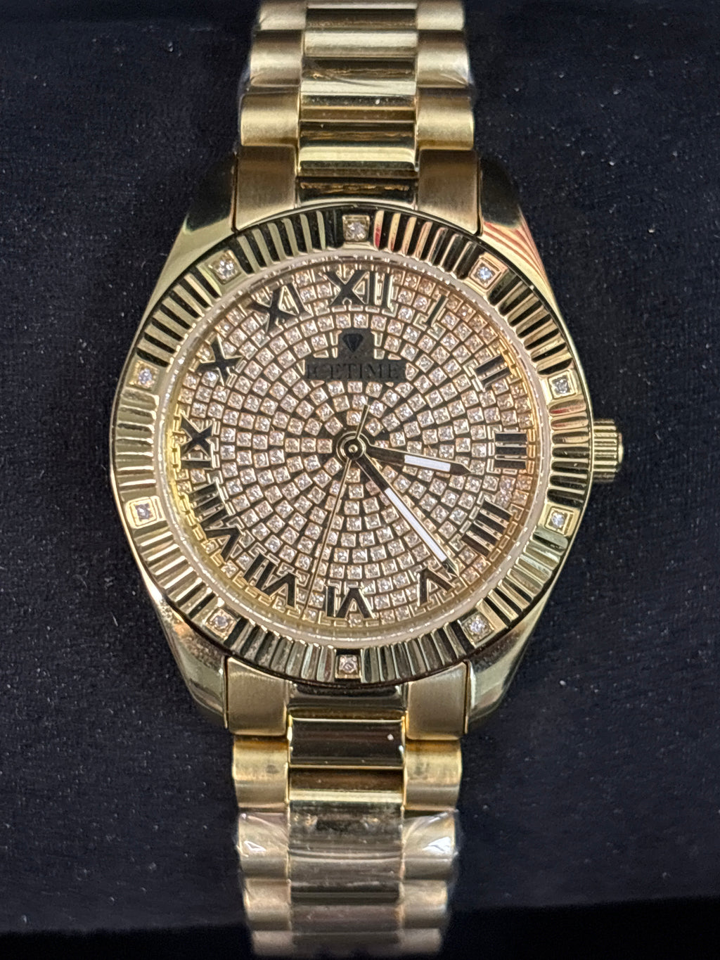 Icetime his/hers both full sets .10carat diamonds in each time piece.