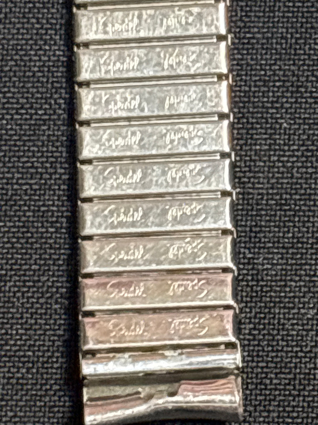 Speidel Usa vintage bracelet silver 15mm
