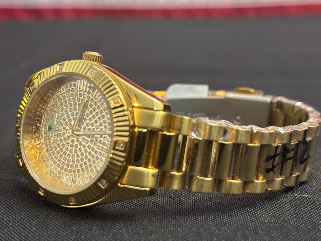 Icetime his/hers both full sets .10carat diamonds in each time piece.
