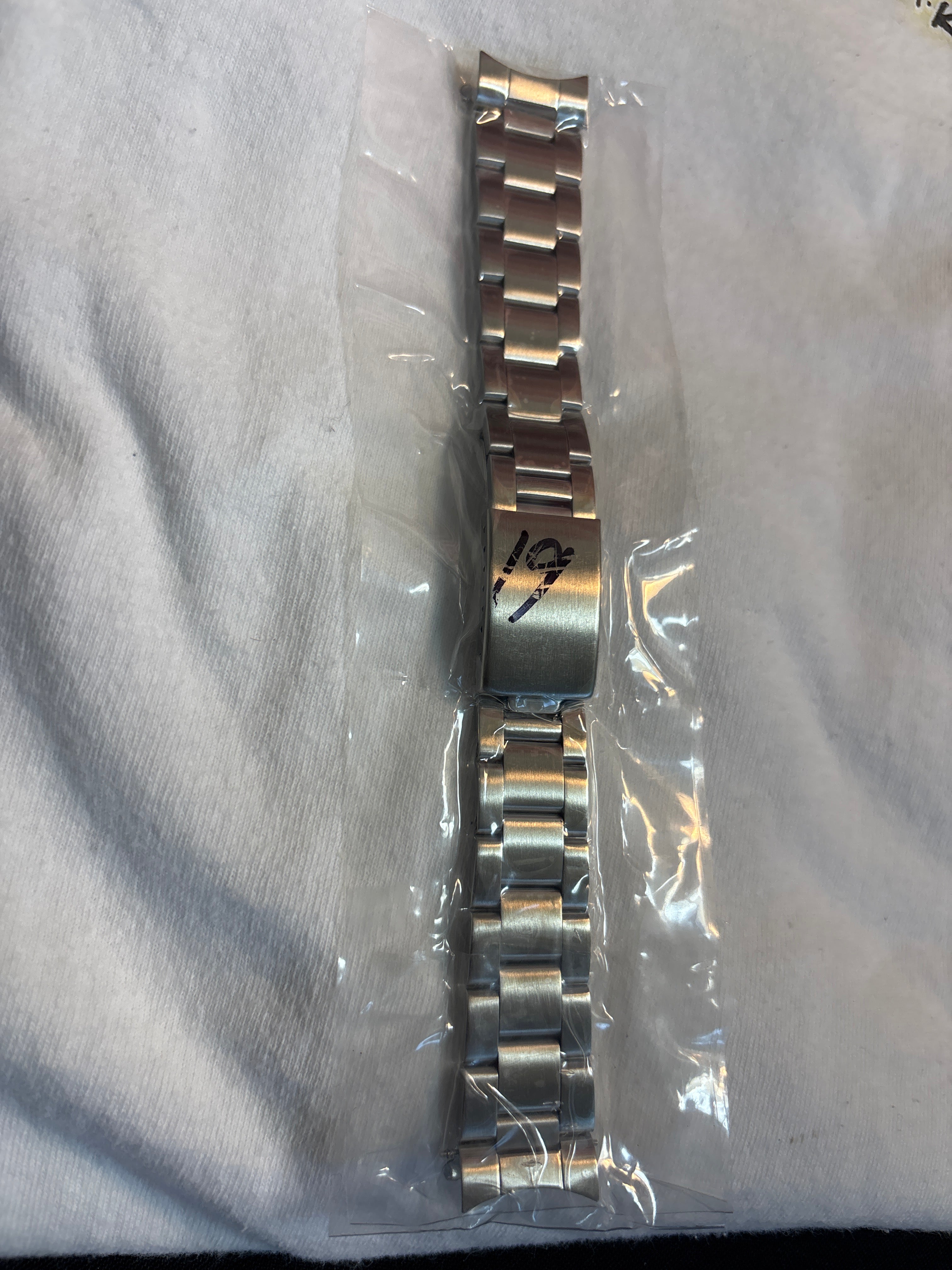 New stock 19mm Stainless oyster bracelets-non branded for Rolex 1500/6694 or 19mm lug size cases
