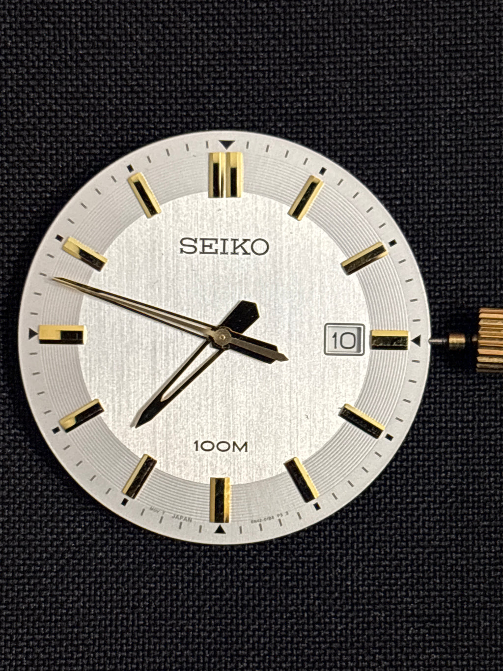 Original Seiko Quartz dial/movement wt crown stem