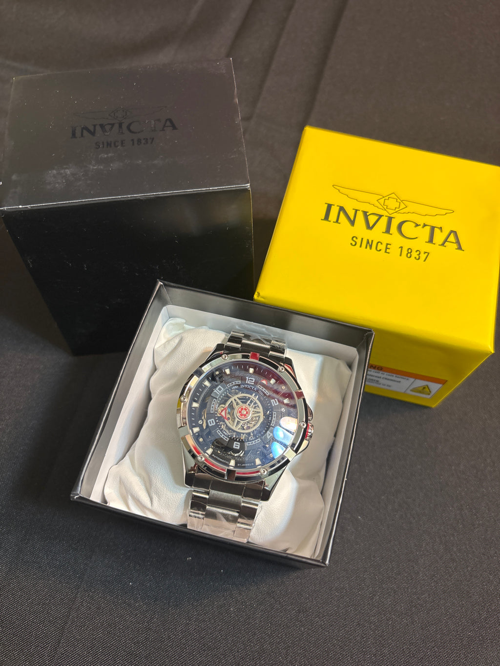 New Invicta Racing “Interpoint” 70082 Automatic 43.5mm Mens stainless steel watch