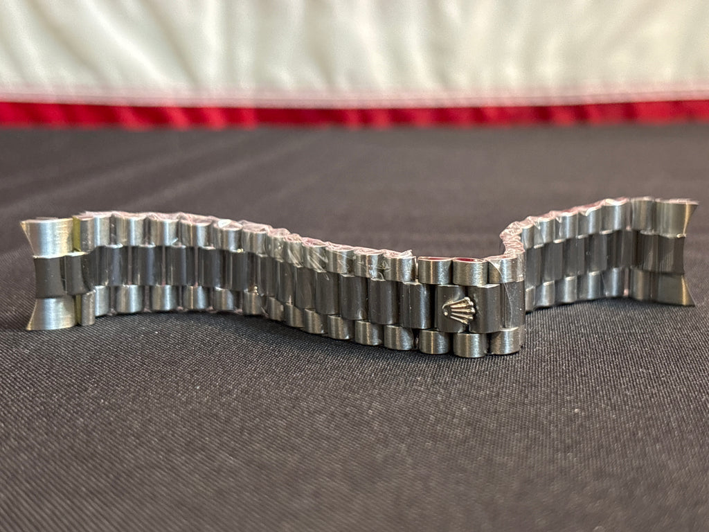 Branded Stainless Steel 20mm Jubilee bracelets fit any Rolex with 20mm lug size- removable links and hide a clasp with crown.