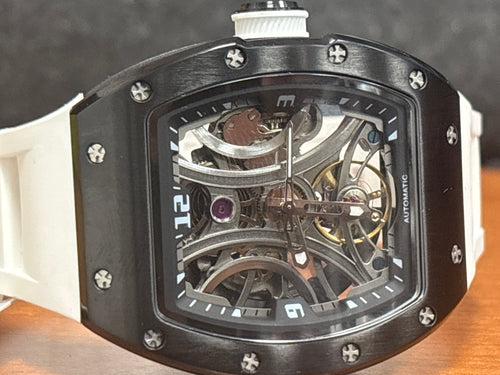 Invicta Automatic S1 Rally Primedrift white 41mm on white strap-Box n stickers