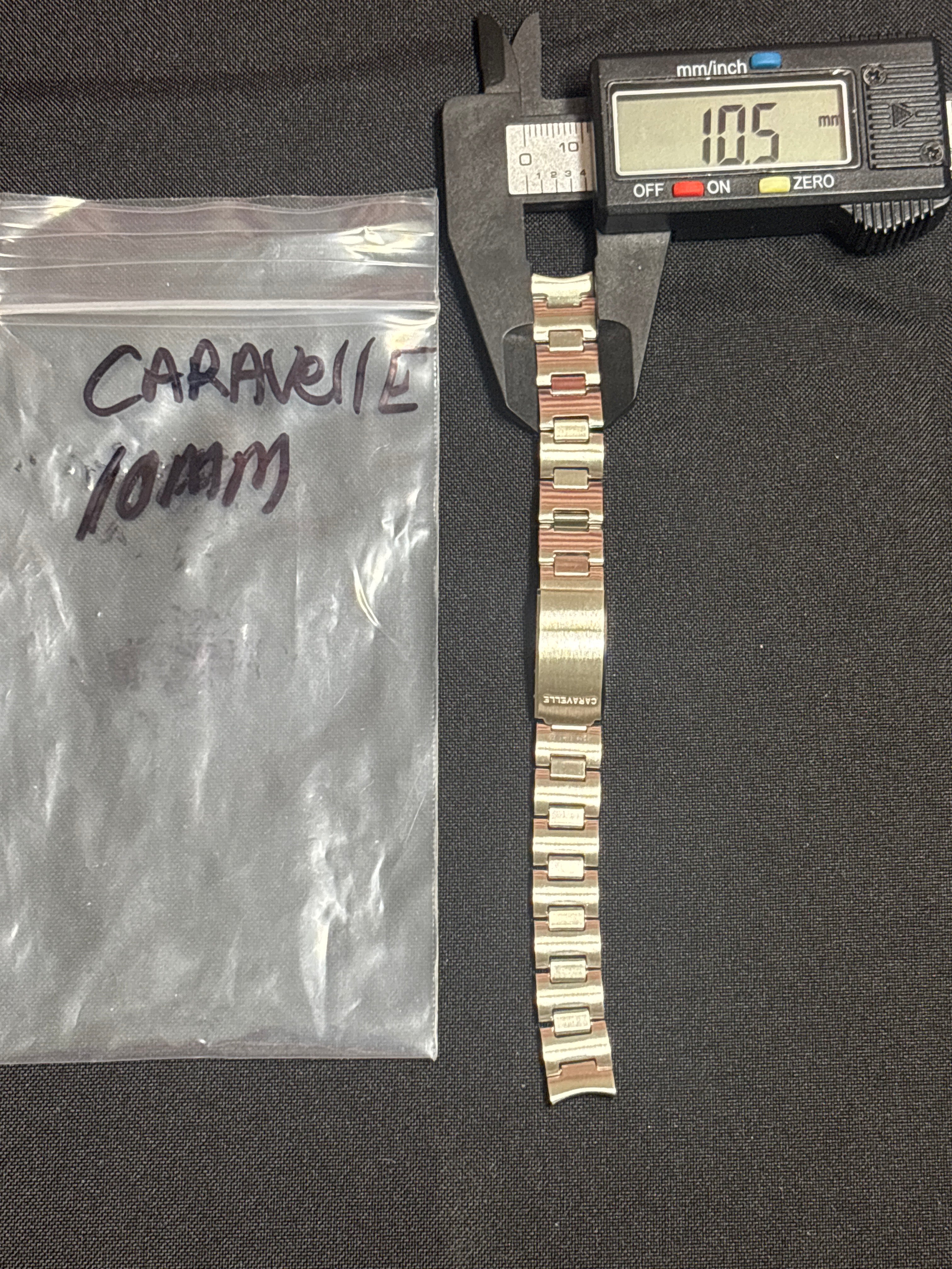 10mm Caravelle stainless watch bracelets for ladies