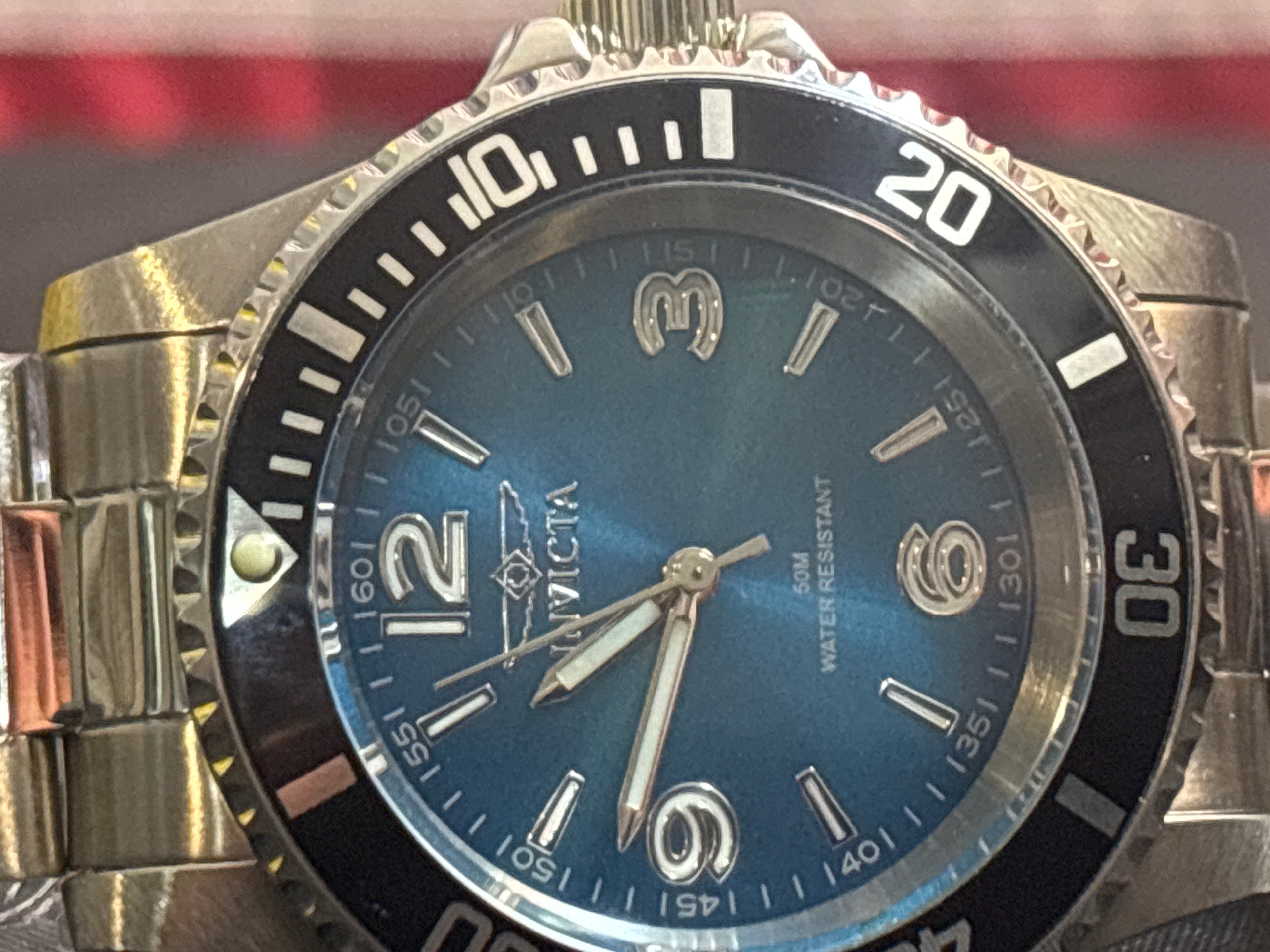 Invicta 69726 blue 40mm specialty diver on stainless steel bracelet mens watch