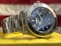 Invicta Pro Diver 40mm Navy Blue Dial Quartz On SS Mens Watch