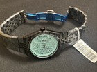 Invicta Specialty Blk/blue #70052 40mm Mens Watch On SS Bracelet