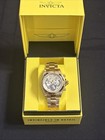 Invicta 39mm Speedway Chrono Quartz Skely Dial Gold Tone Band Mens Watch 50271