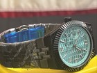 Invicta Specialty Blk/blue #70052 40mm Mens Watch On SS Bracelet