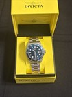 Invictas Blue Green Dial Pro Diver 43mm On SS Band Mens Watch #30019