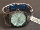 Invicta Specialty Blk/blue #70052 40mm Mens Watch On SS Bracelet