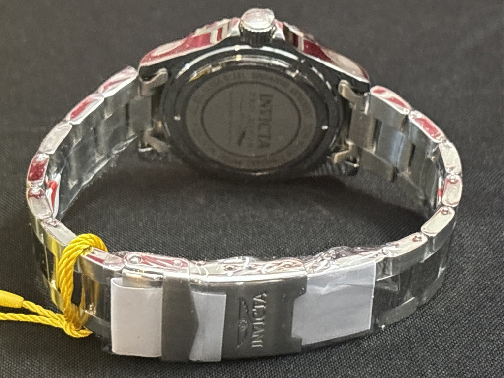 Invicta Pro Diver House of Cards 40mm 50523 Red Stainless Steel NIB