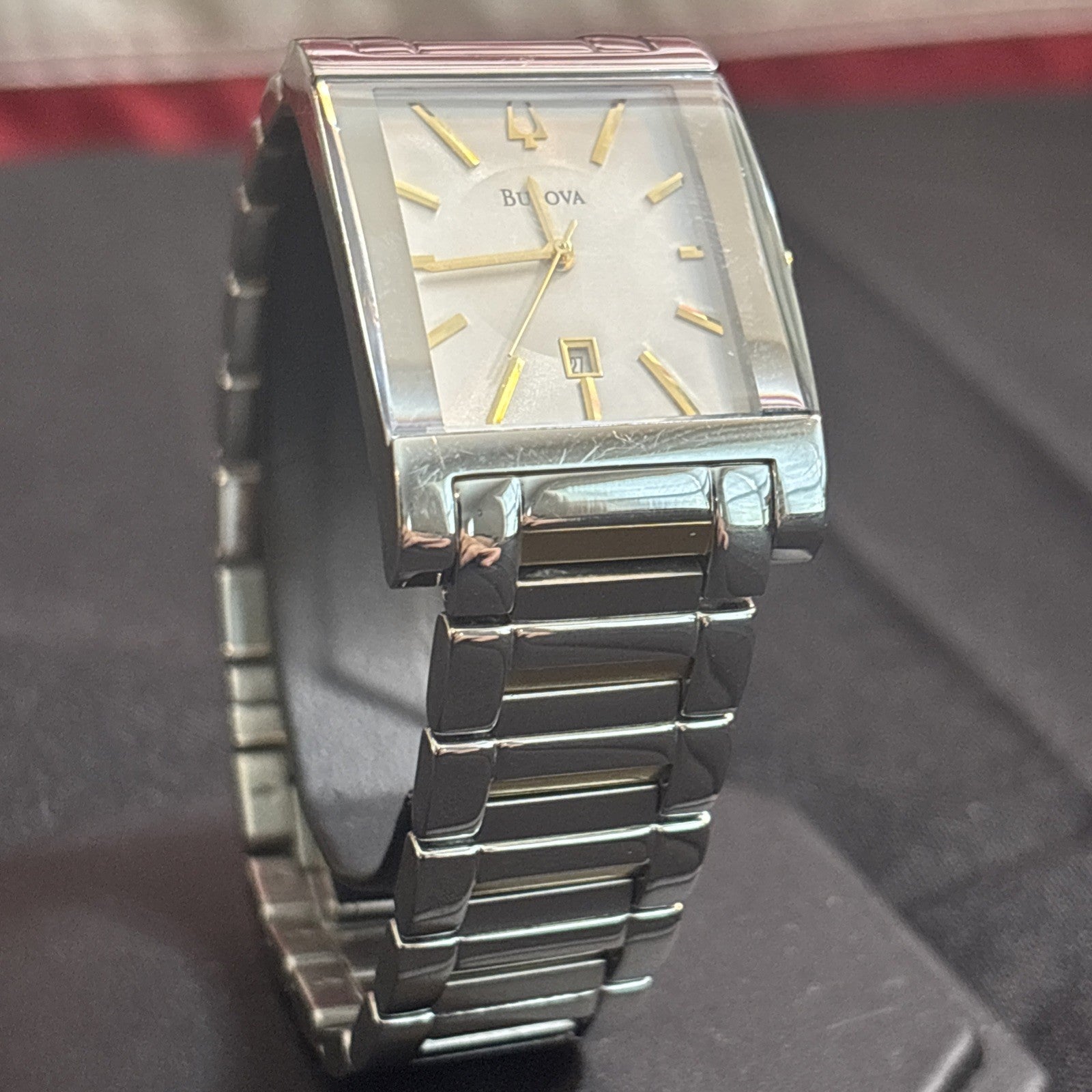 Bulova Tank Mens C9671205 New Old Stock No Box