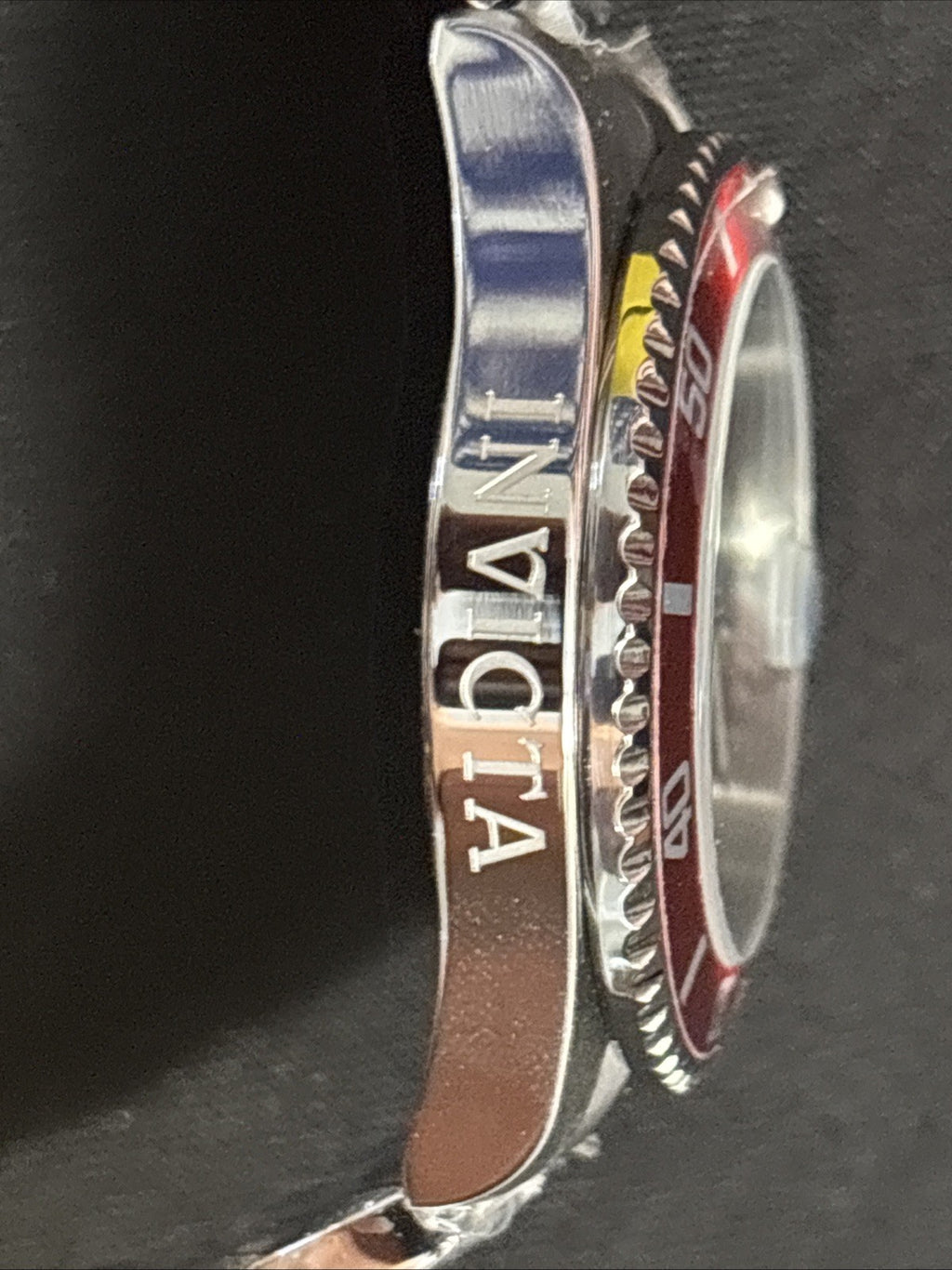 Invicta Pro Diver House of Cards 40mm 50523 Red Stainless Steel NIB
