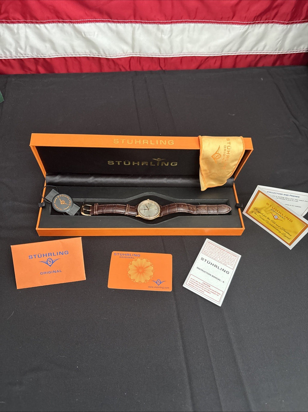 Authentic STURHLING Original Ladies Quarts Watch-Full Set