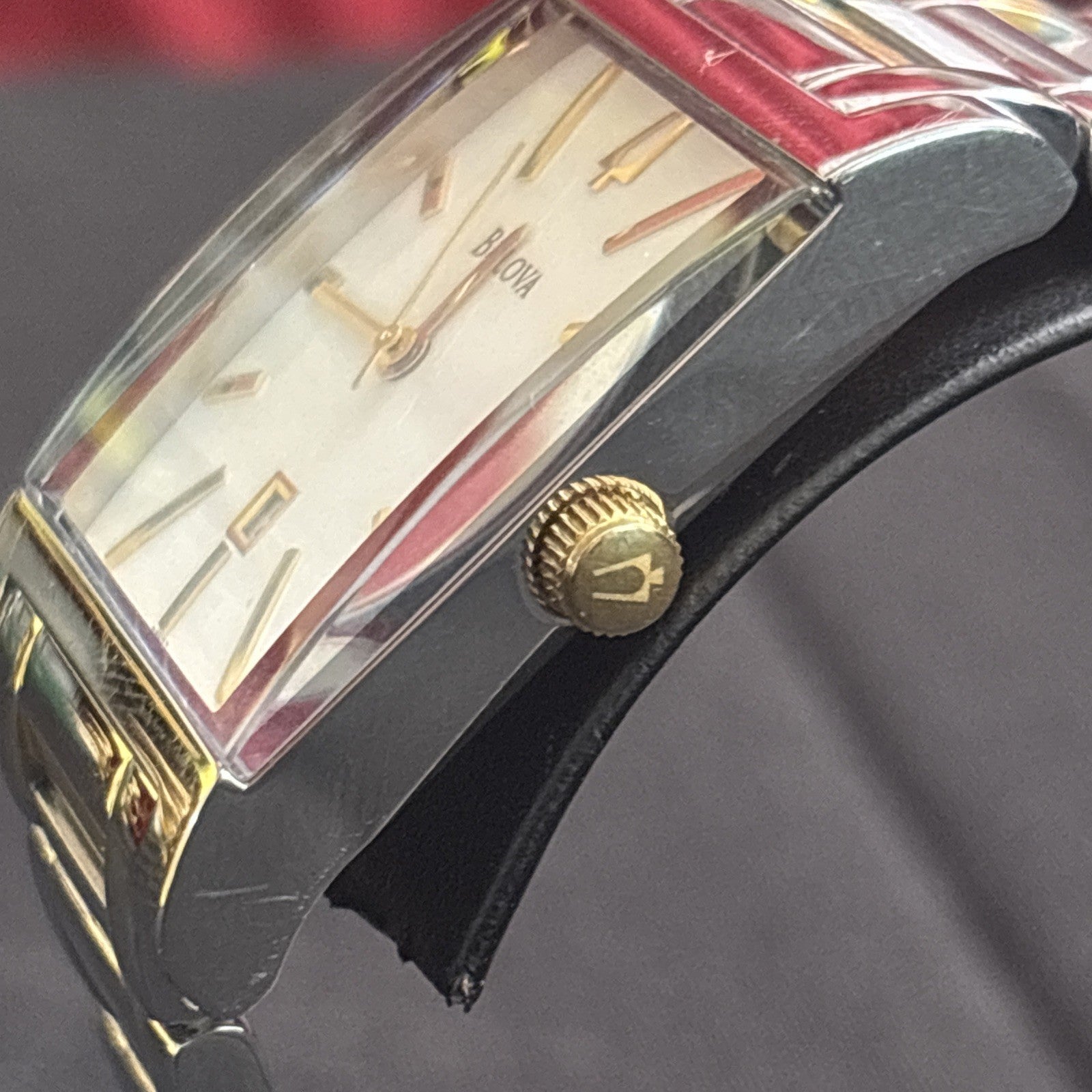 Bulova Tank Mens C9671205 New Old Stock No Box