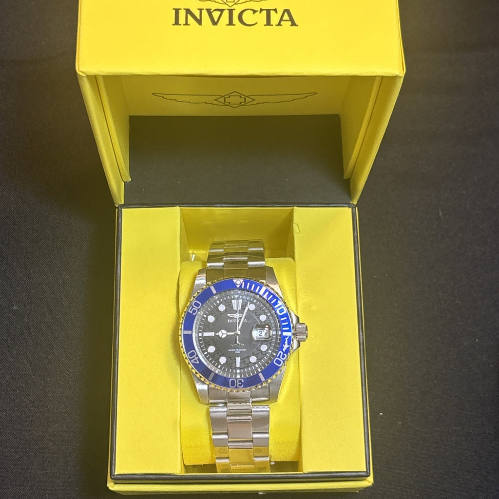 Invicta Pro Diver Blk N Blue Men’s Quartz Watch 42mm,Steel 50828