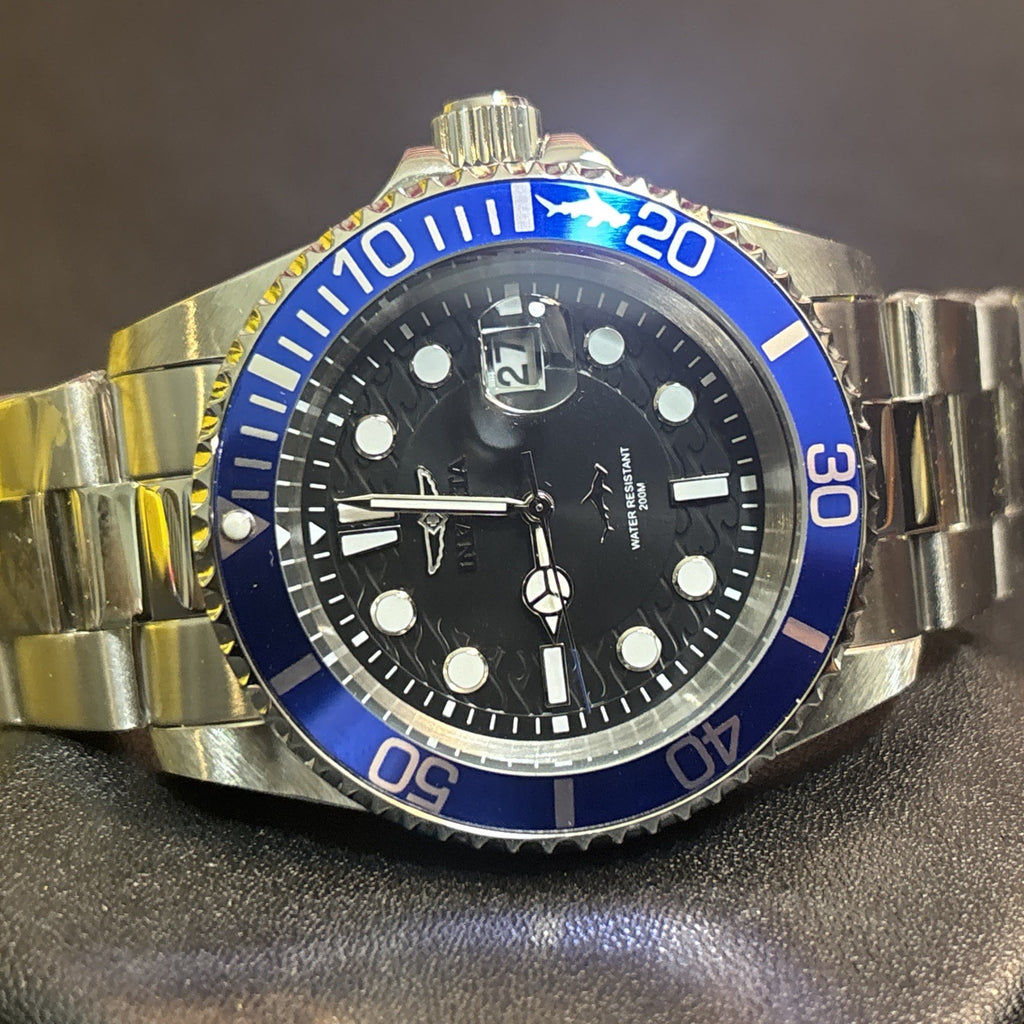 Invicta Pro Diver Blk N Blue Men’s Quartz Watch 42mm,Steel 50828