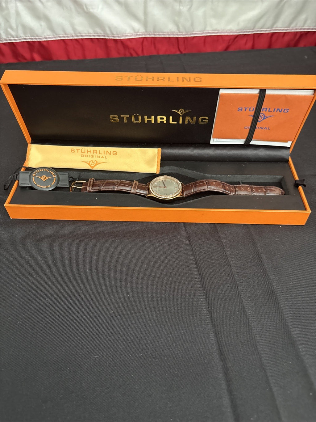 Authentic STURHLING Original Ladies Quarts Watch-Full Set