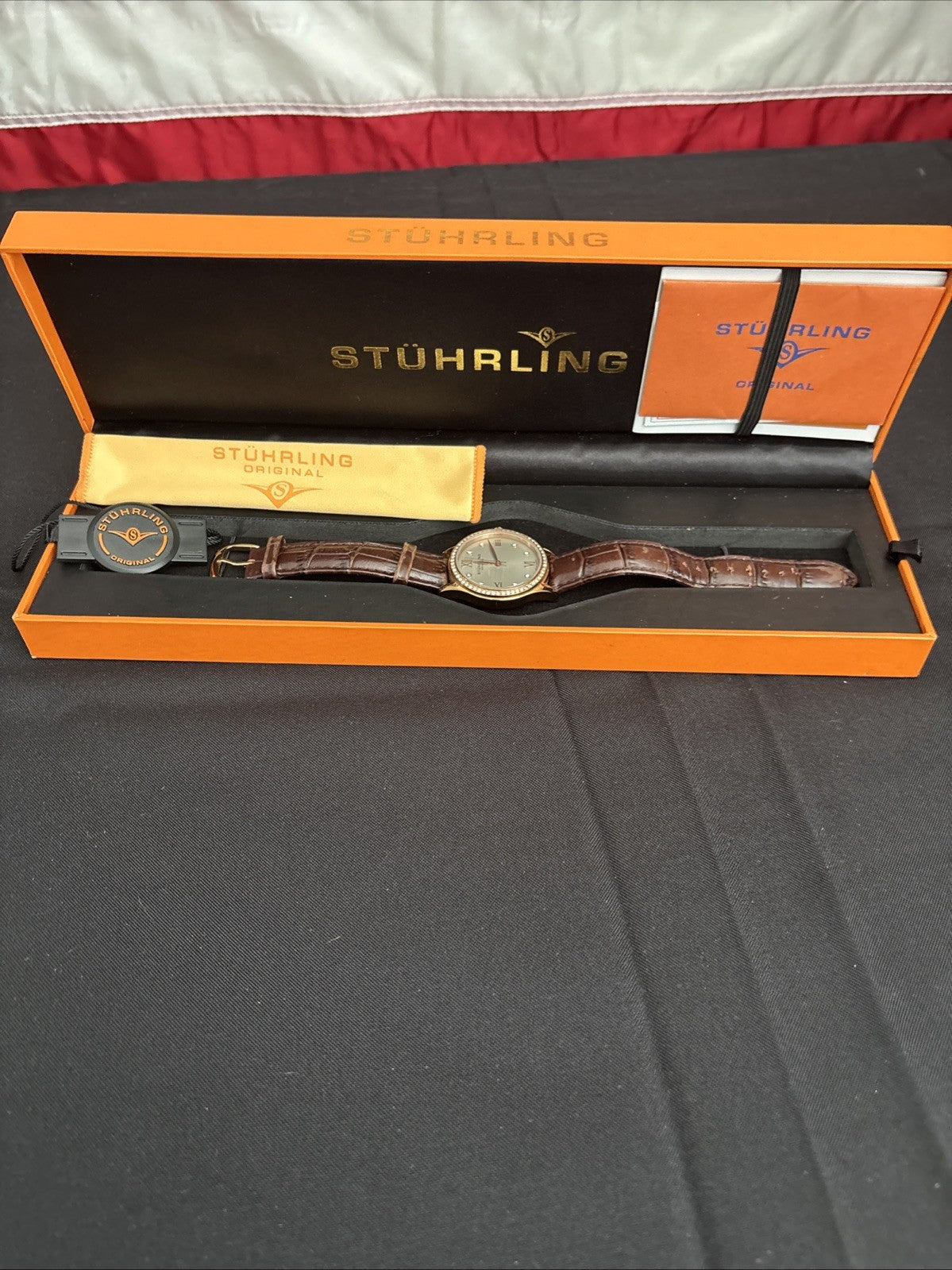 Authentic STURHLING Original Ladies Quarts Watch-Full Set
