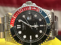 Invictas Popular Green/red Pro Div 44708 43mm Mens Watch On SS Band