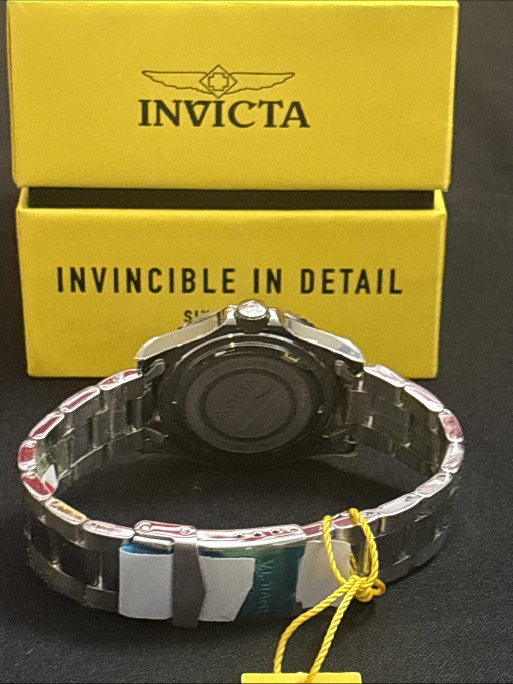 Invicta Blk N Blu pro diver #50940 40mm Mens Watch SS Bracelet