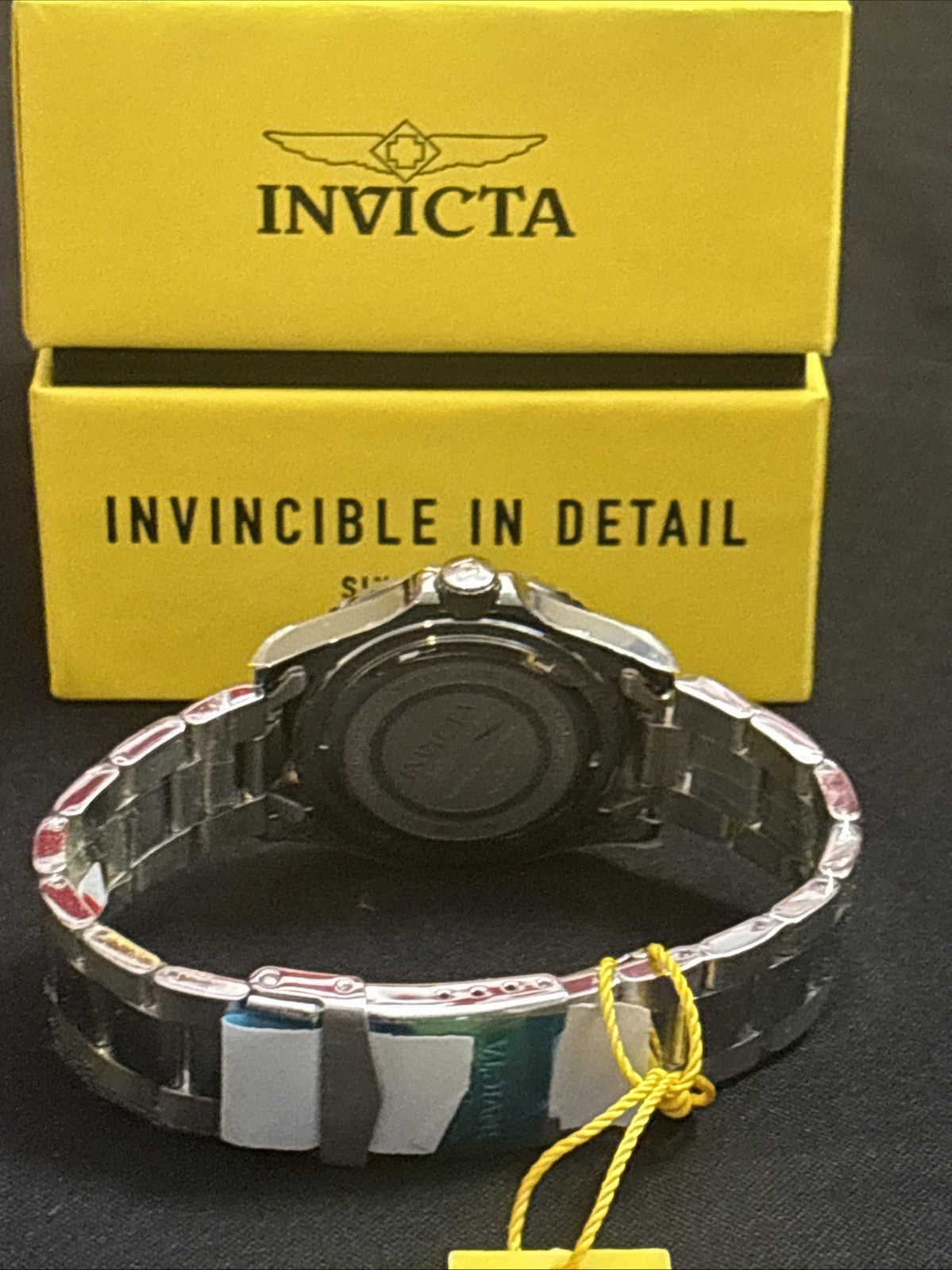 Invicta Blk N Blu pro diver #50940 40mm Mens Watch SS Bracelet