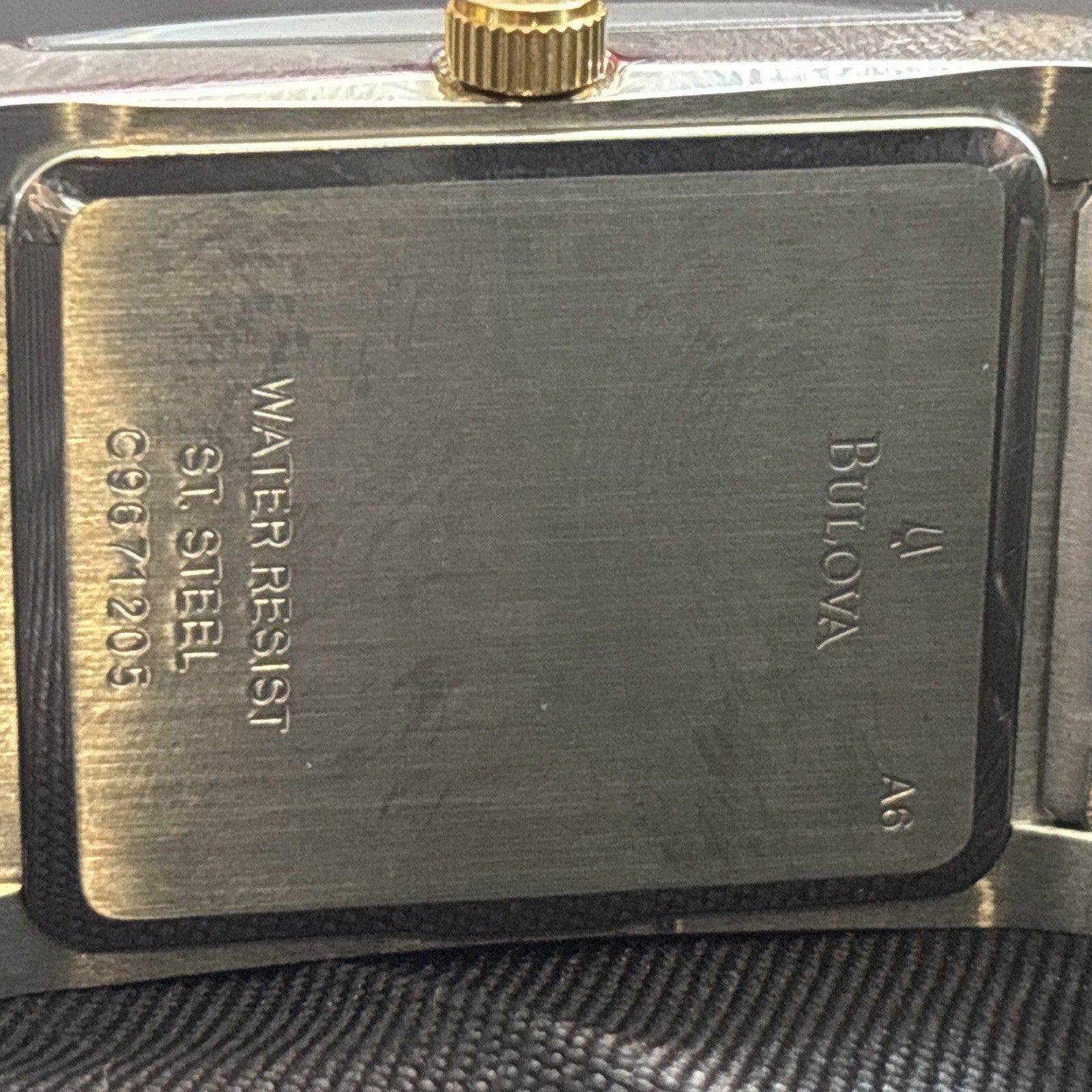 Bulova Tank Mens C9671205 New Old Stock No Box