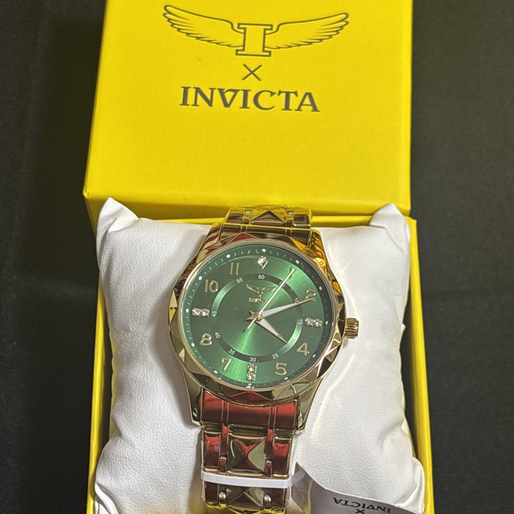 Invicta Specialty 41mn Gold Tone Hidden Clasp 69021 Great Buy!!!